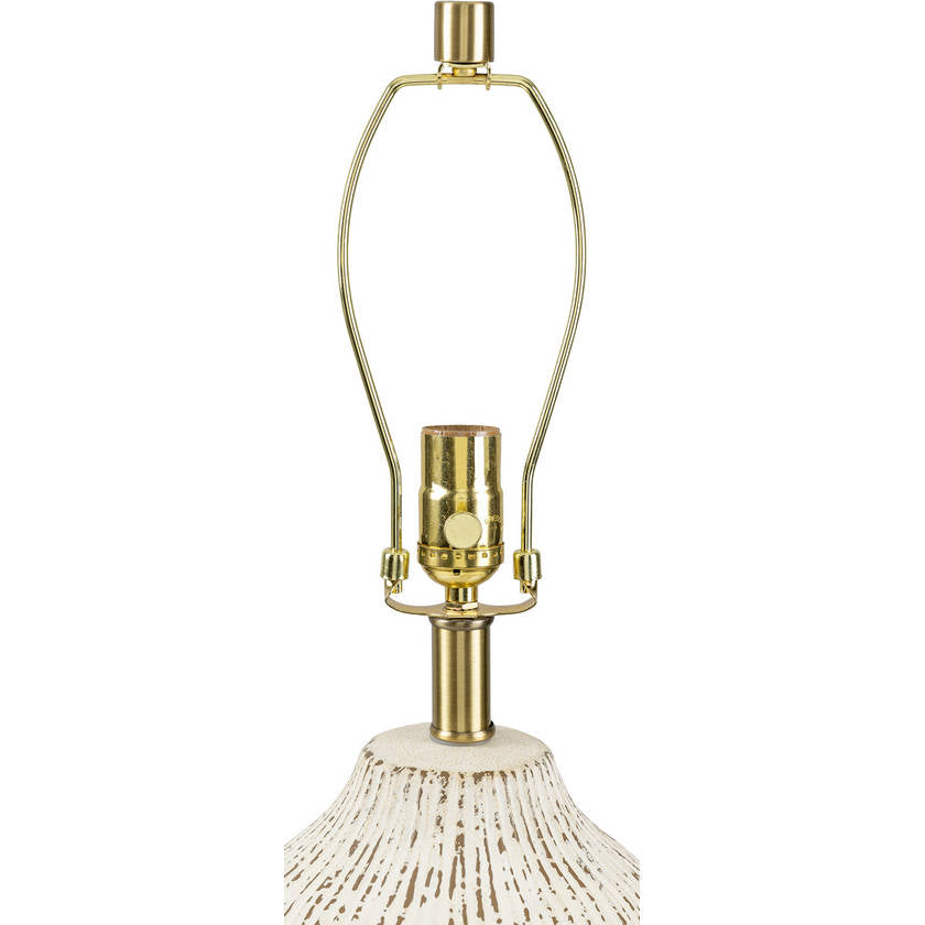 Turell Traditional White Table Lamp