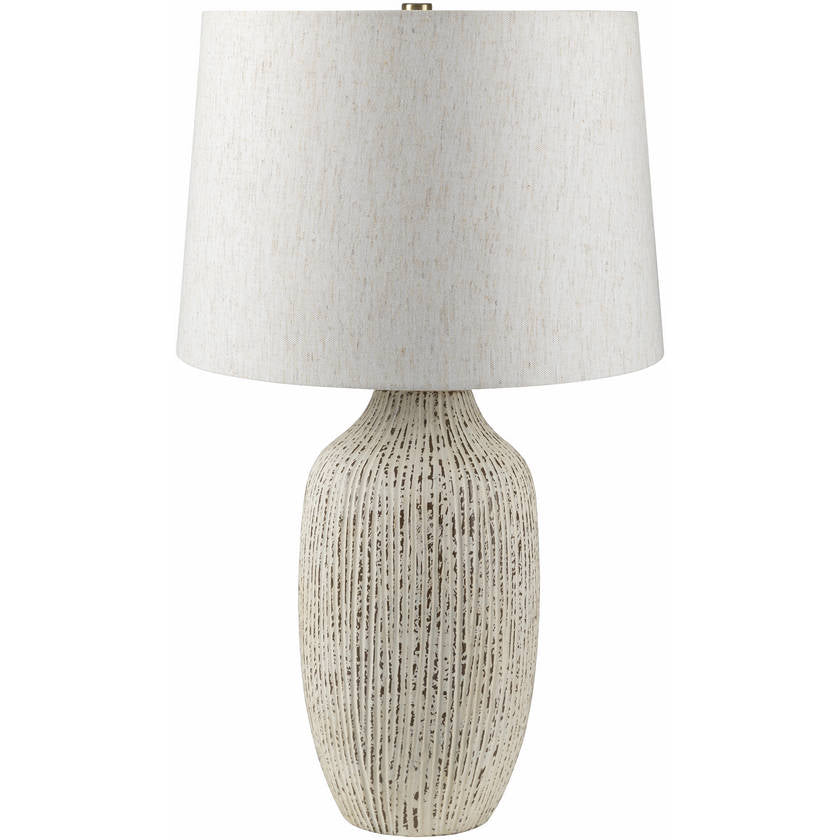 Turell Traditional White Table Lamp