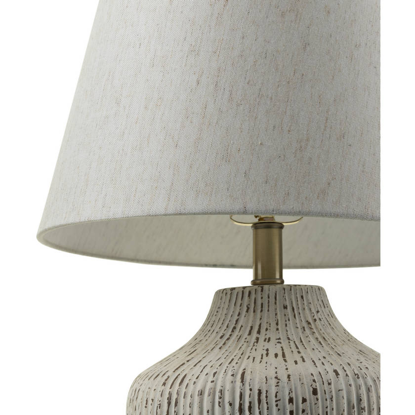 Denyse Traditional White Table Lamp