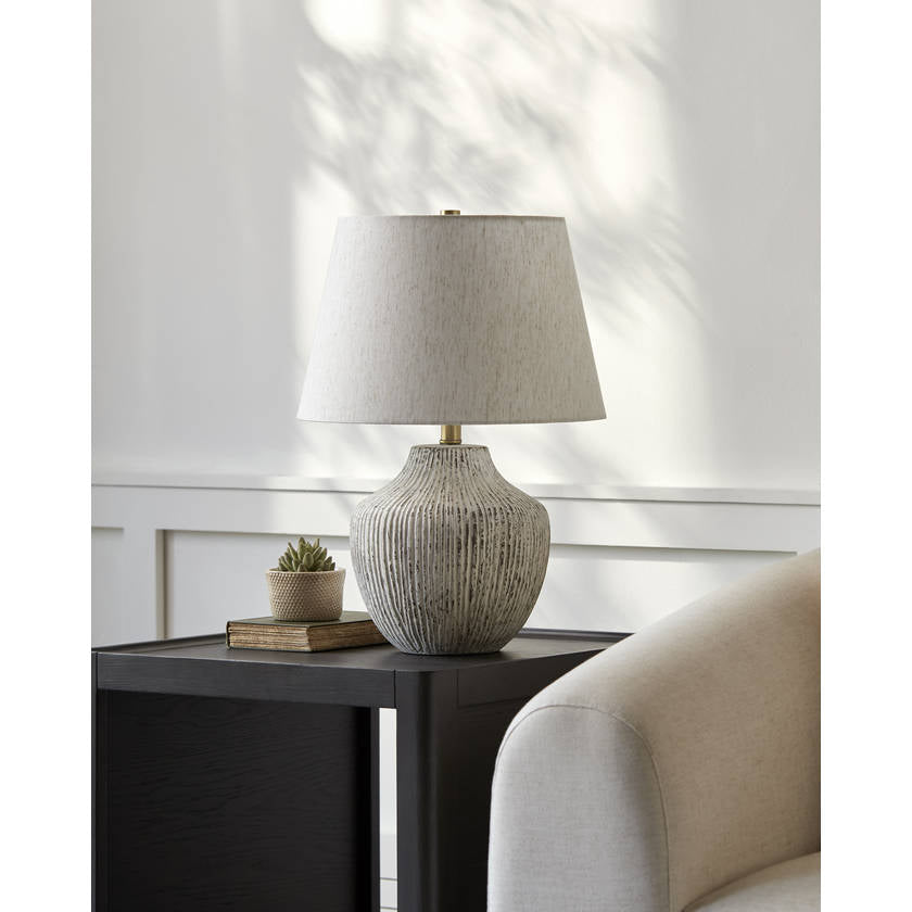 Denyse Traditional White Table Lamp