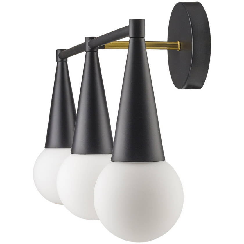 Carline Traditional Black Wall Sconces