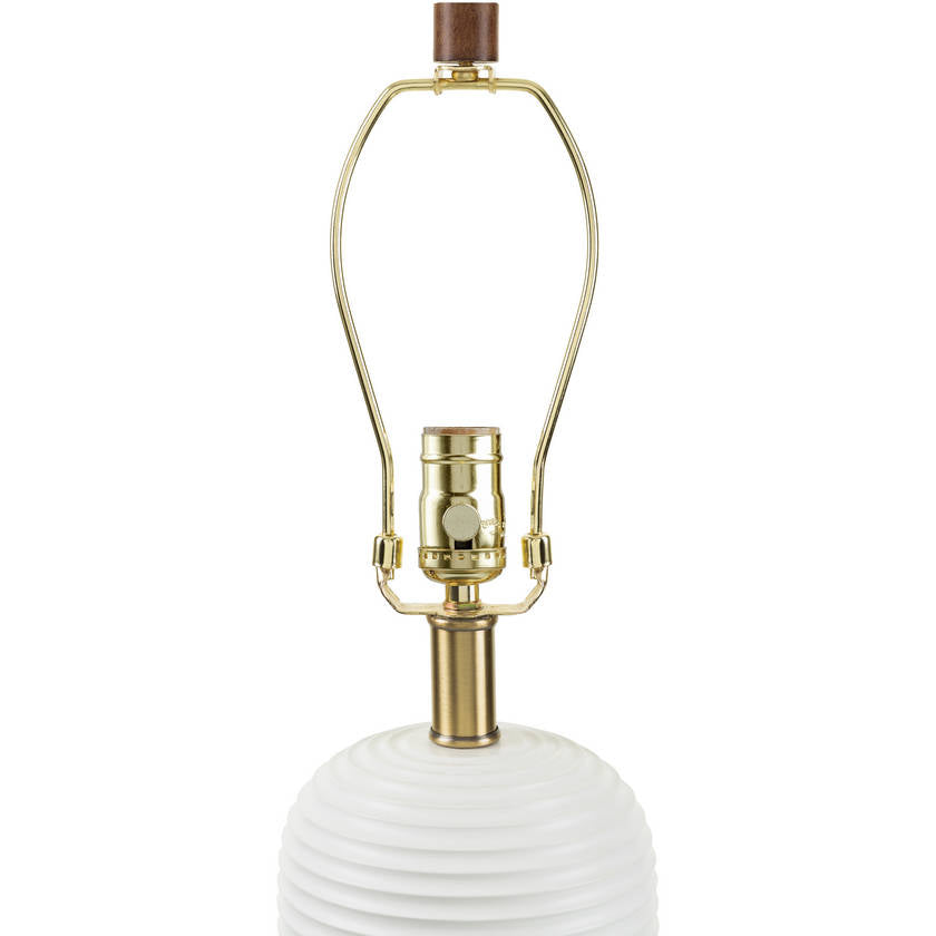 Gerri Traditional White Table Lamp