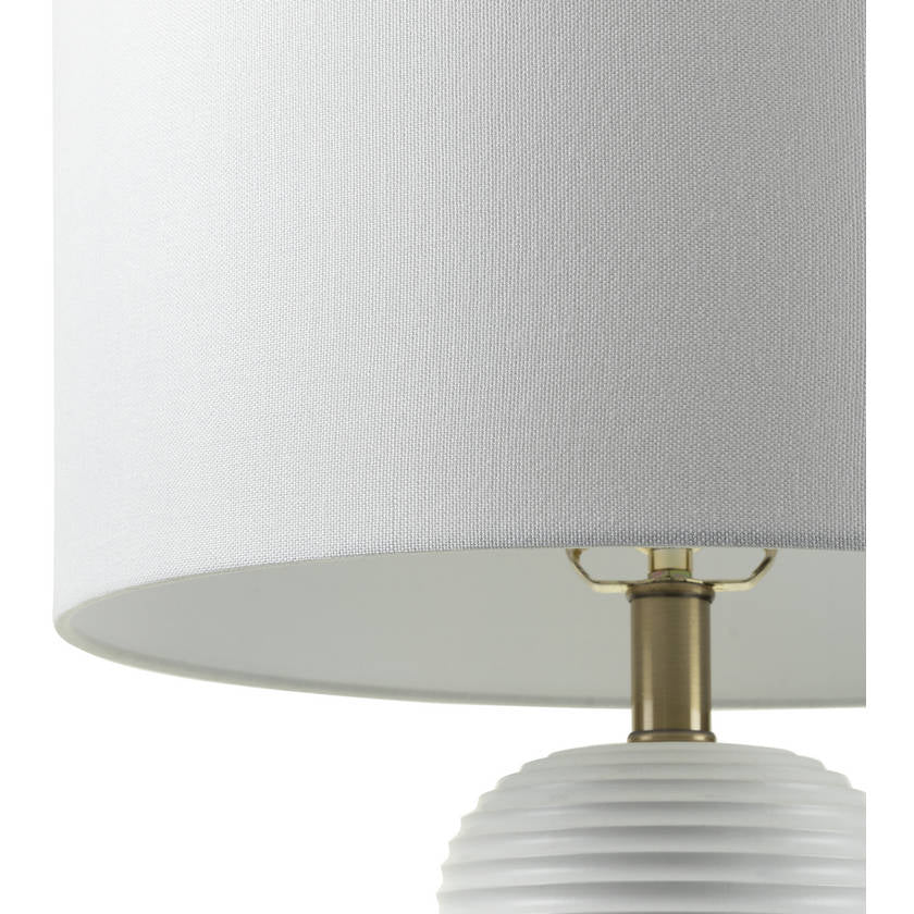 Gerri Traditional White Table Lamp