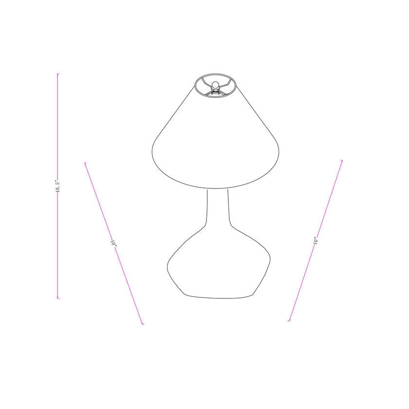 Takahiro Global Gray Table Lamp