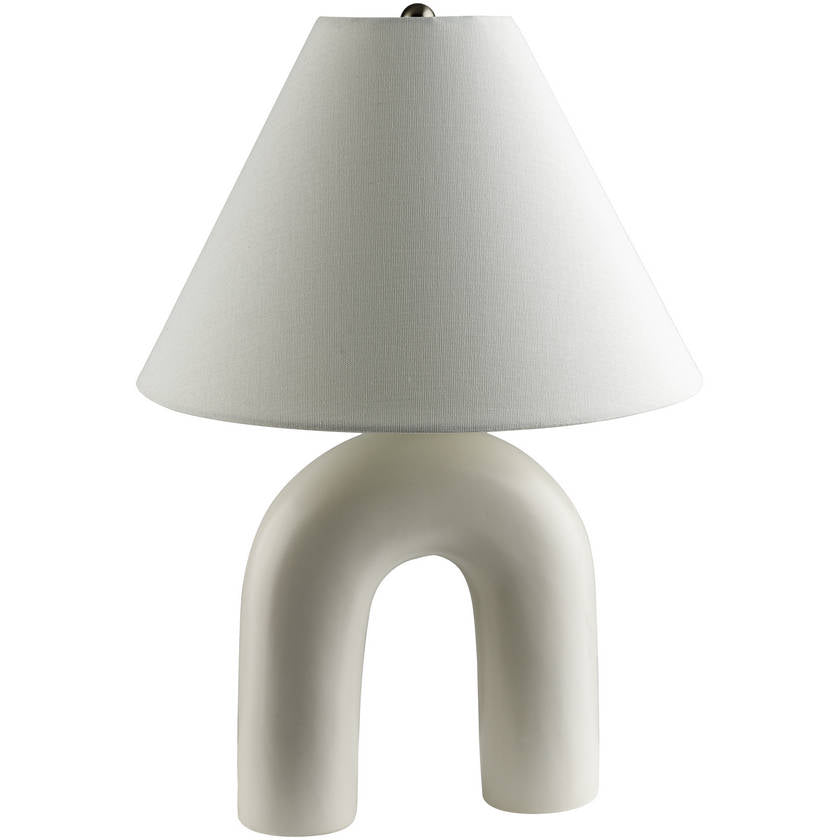 Quenten Global White Table Lamp