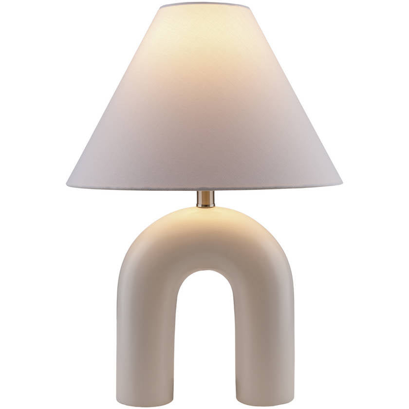 Quenten Global White Table Lamp