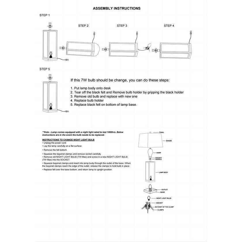 Jenika Global Brown Table Lamp