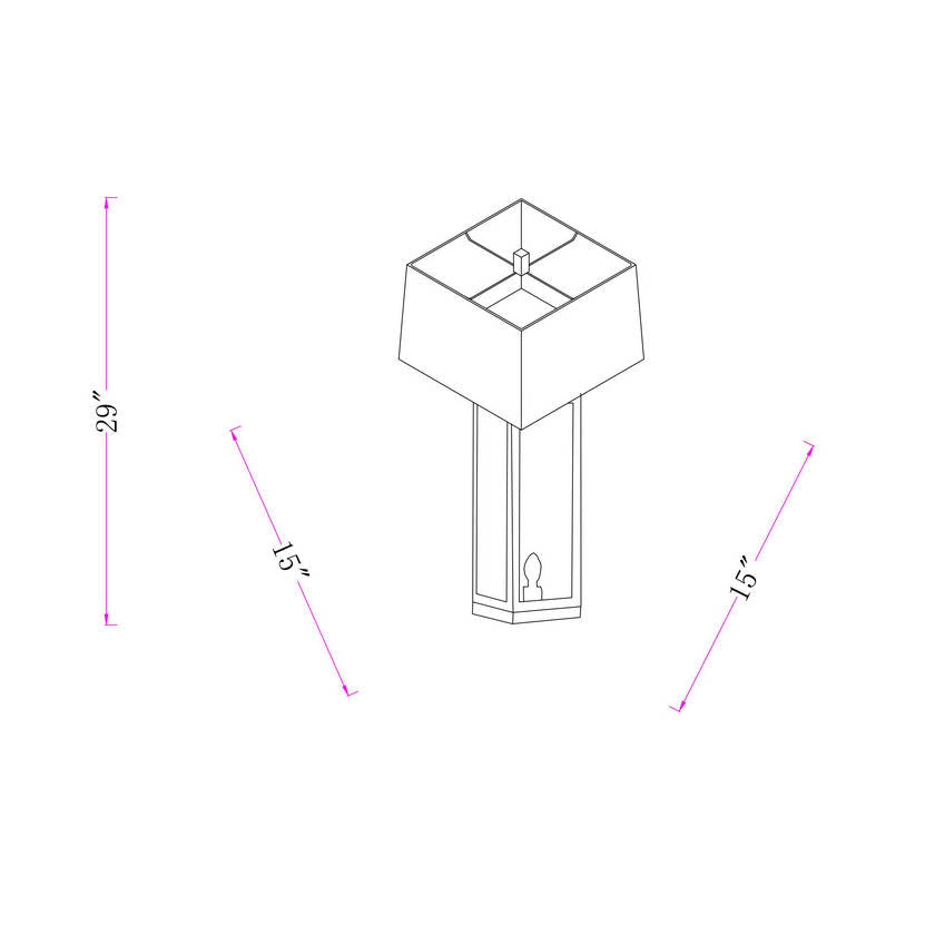 Jenika Global Brown Table Lamp
