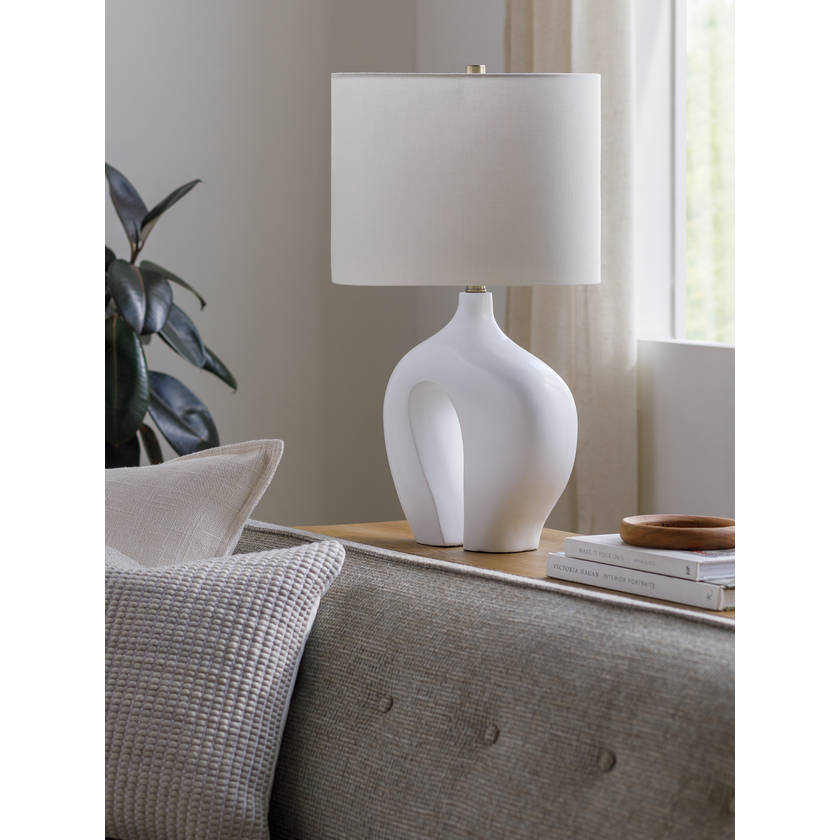 Latesa Traditional White Table Lamp