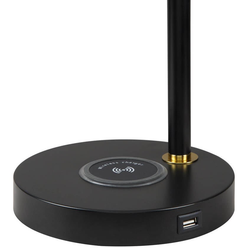 Lizza Traditional Black Table Lamp