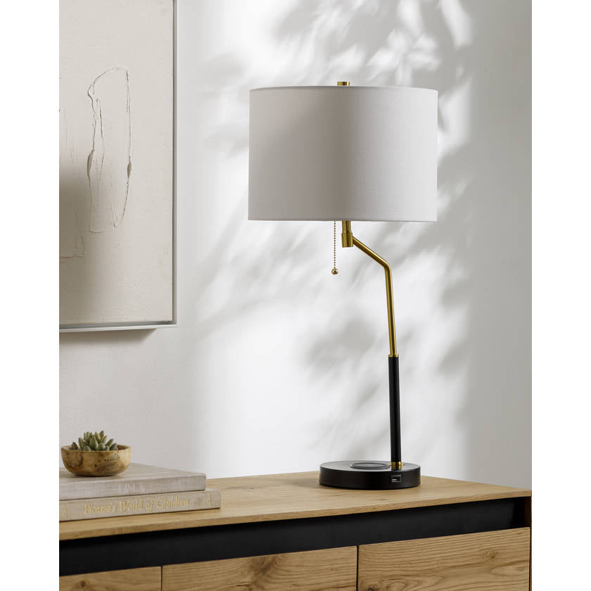 Lizza Traditional Black Table Lamp