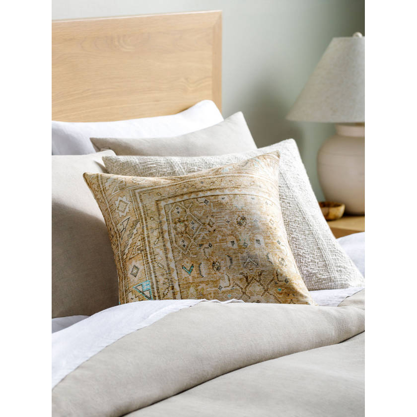 Daneshia Beige/Tan Pillow Cover