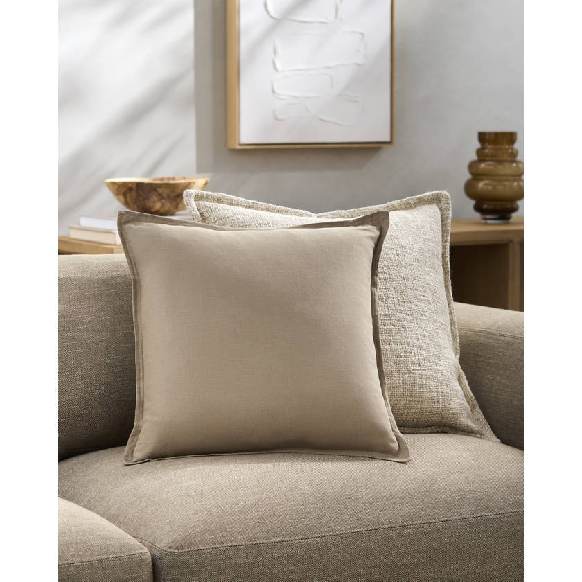 Kaytlin Light Brown Pillow Cover