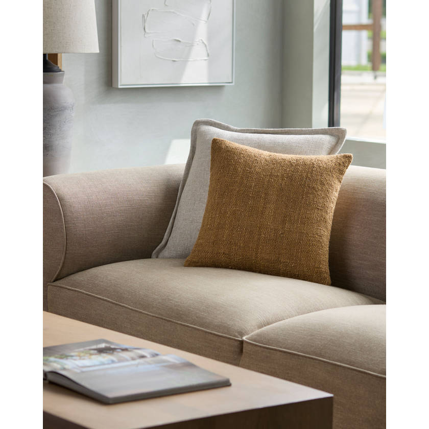 Shantai Medium Brown Pillow Cover