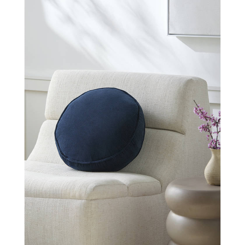 Ahna Midnight Blue Pillow Cover