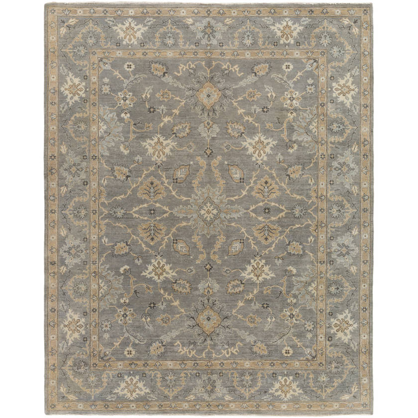 Middelijk Modern Medium Gray Area Rug