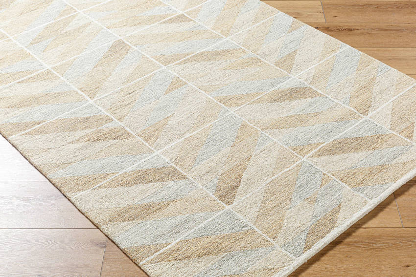 Micael Modern Medium Brown/Light Gray Area Rug
