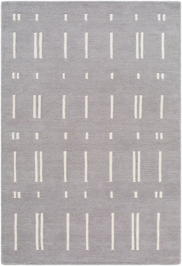Rivkah Modern Slate Gray Area Rug
