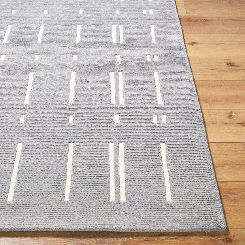 Rivkah Modern Slate Gray Area Rug