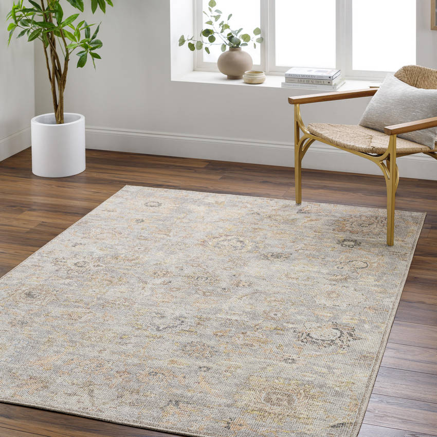 Olympic Traditional Gray/Light Beige Area Rug - Our PNW Home x Livabliss