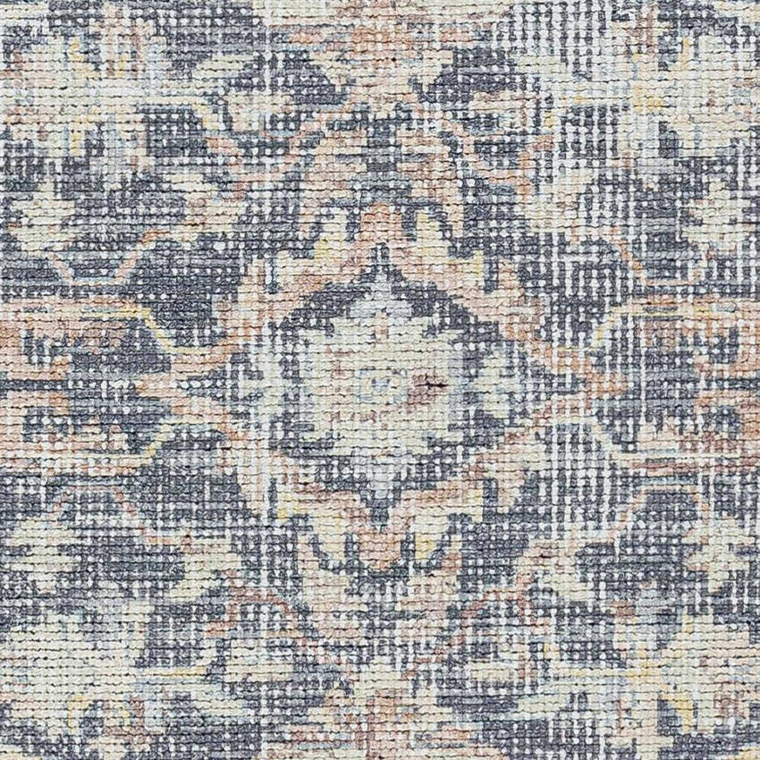 Olympic Traditional Charcoal/Sky Blue Area Rug - Our PNW Home x Livabliss