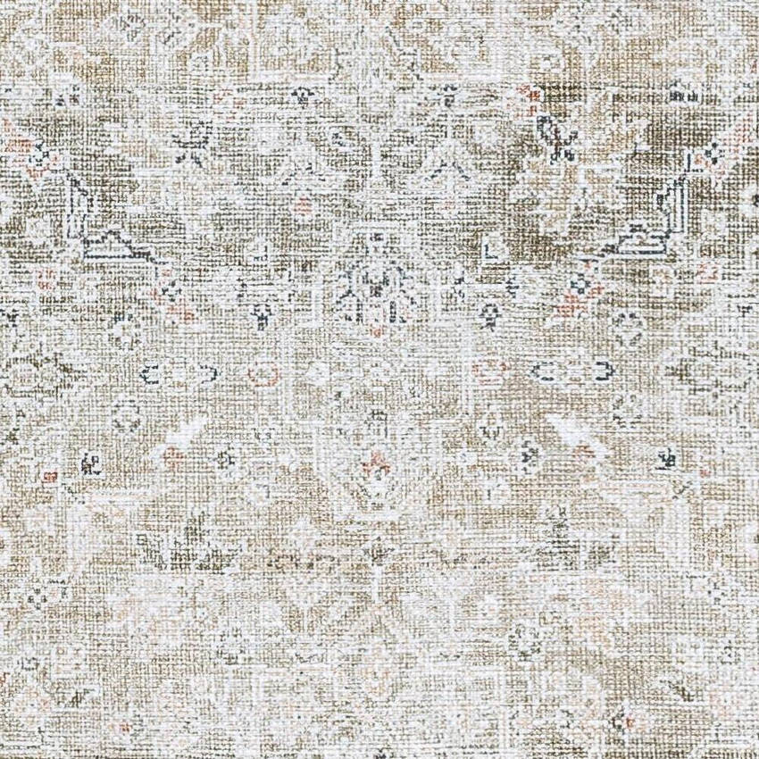 Rainier Traditional Brown Washable Area Rug - Our PNW Home x Livabliss