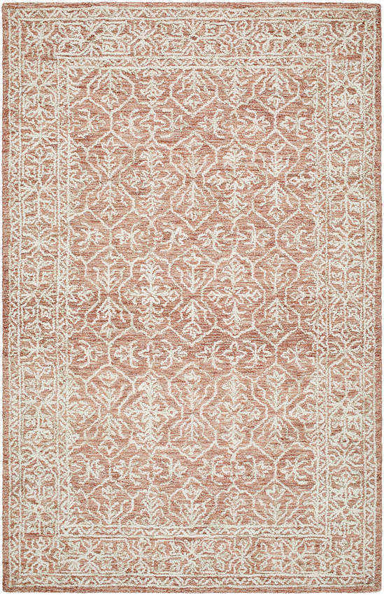 Henderson Traditional Khaki/Rose Gold Area Rug