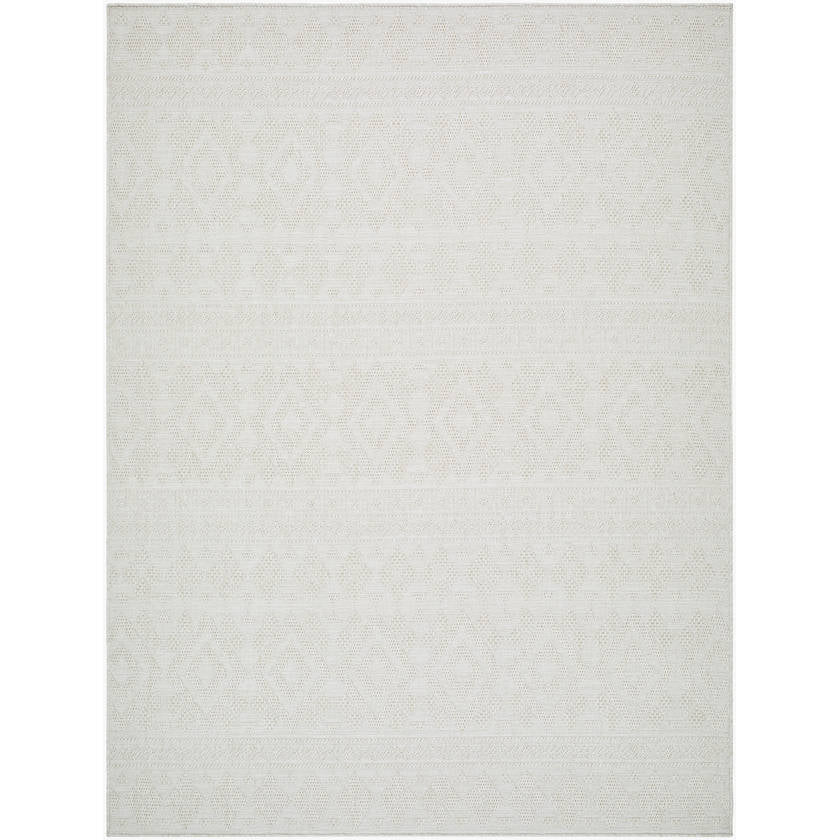 Teaira Modern Light Silver Area Rug