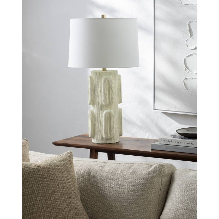 Evamarie Traditional Ivory Table Lamp