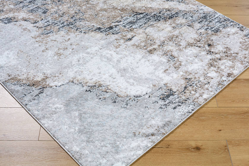 Joshual Modern Dark Brown Area Rug