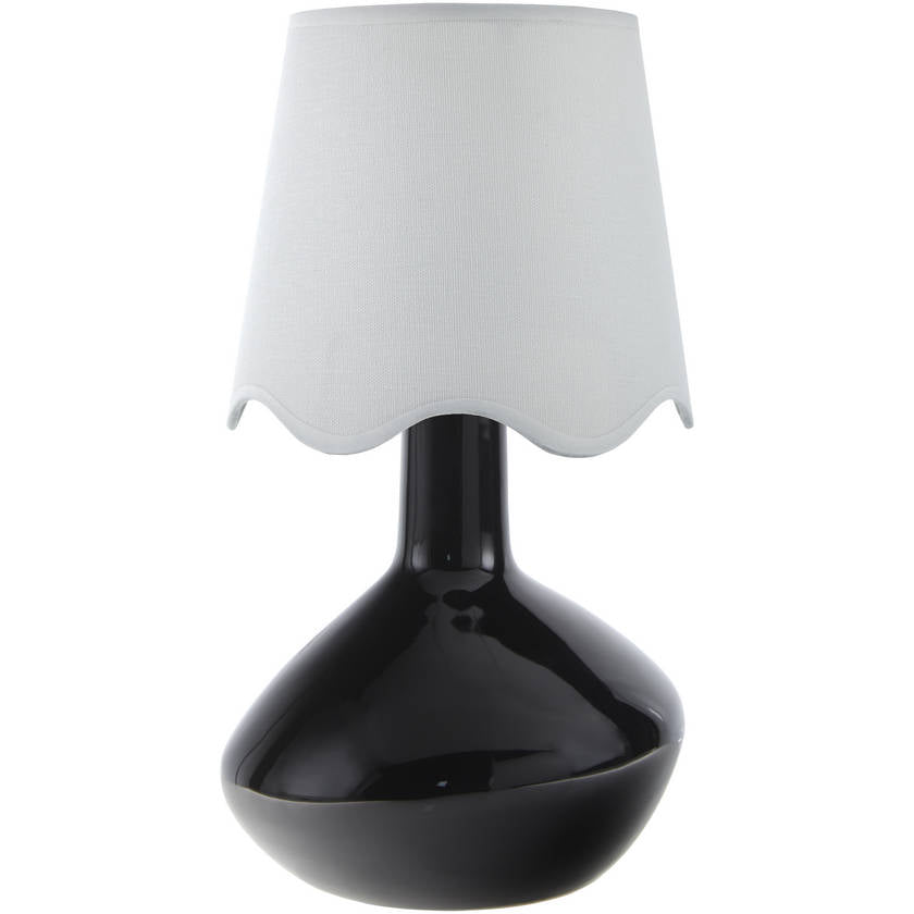 Eiman Rustic Black/White Table Lamp
