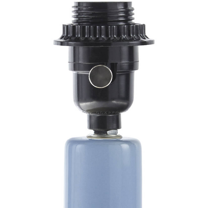 Eiman Rustic Blue/White Table Lamp