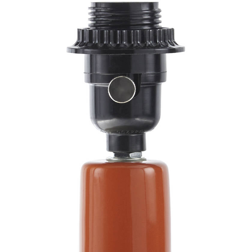 Eiman Rustic Red Table Lamp