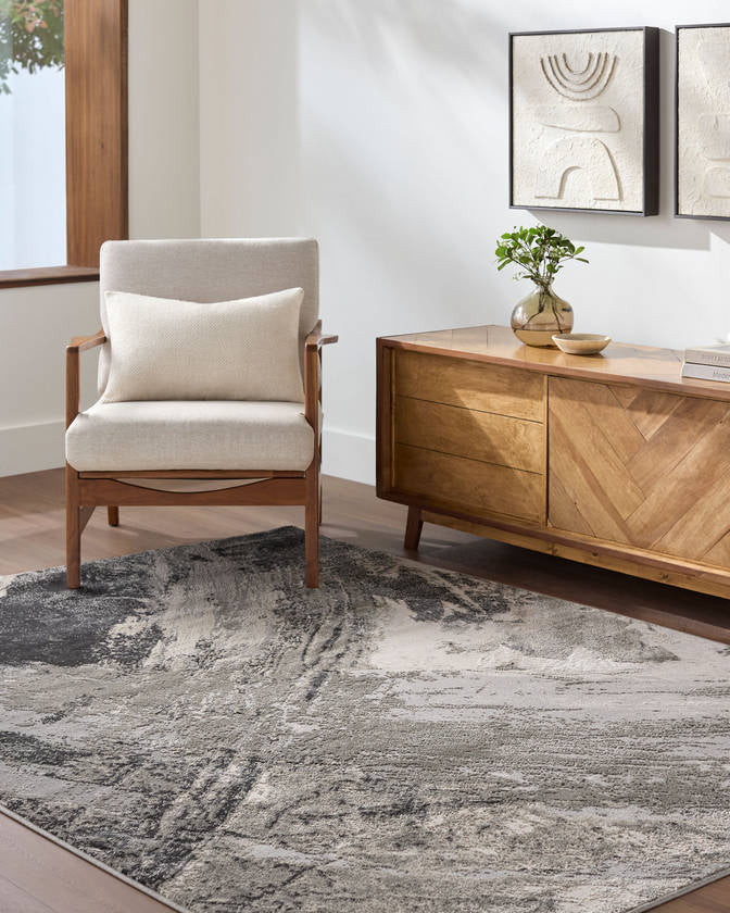 Randi Modern Black Area Rug