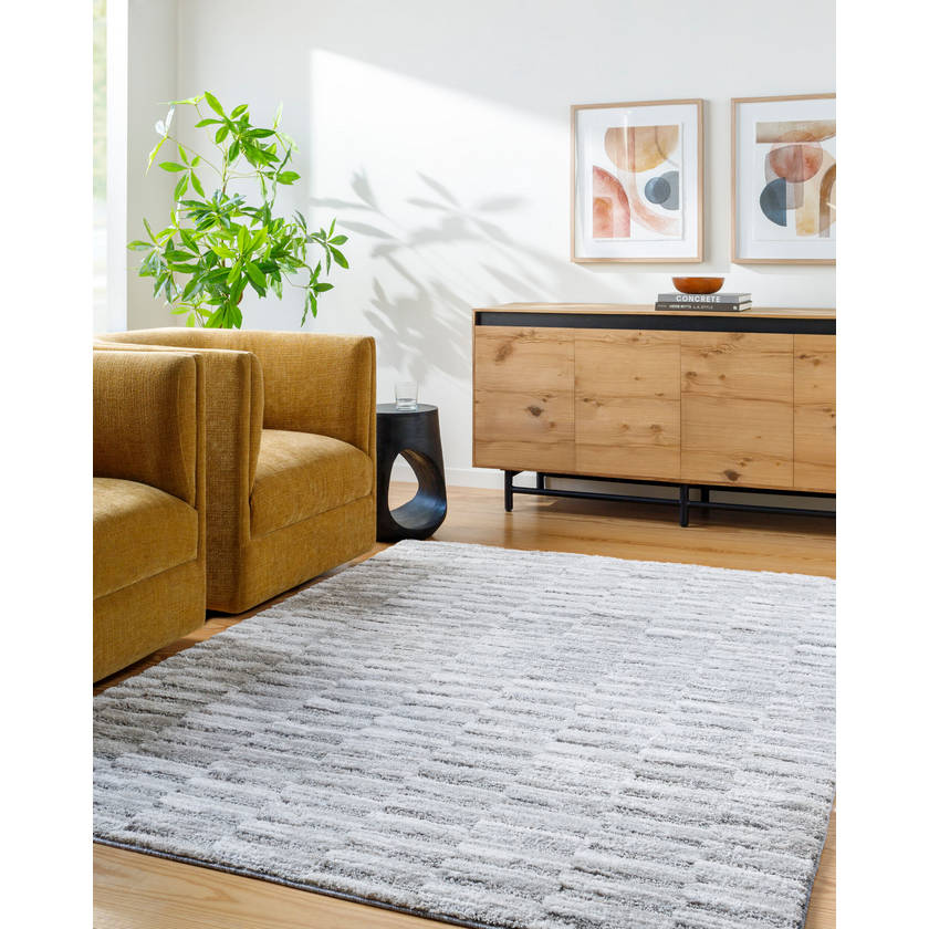 Nazia Global Medium Gray Area Rug
