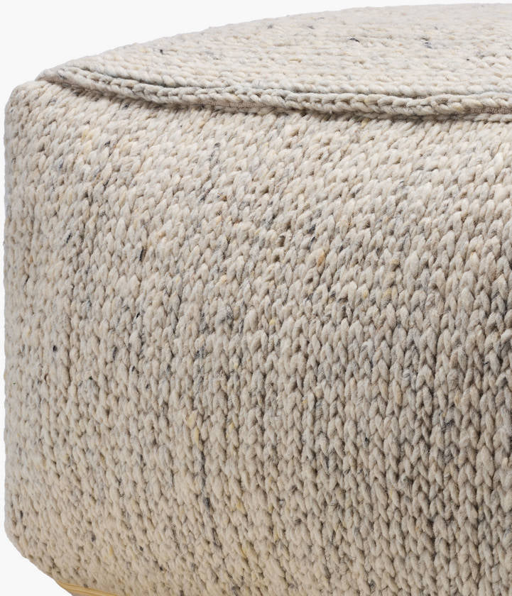Vanesa Cream Pouf