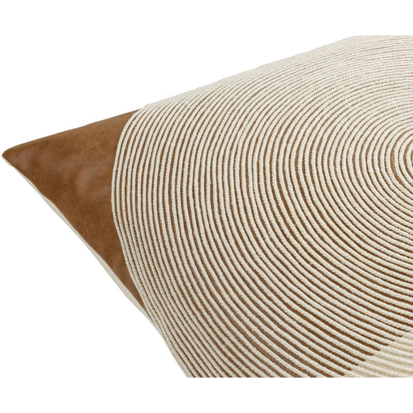 Laresa Beige/Brown Pillow Cover