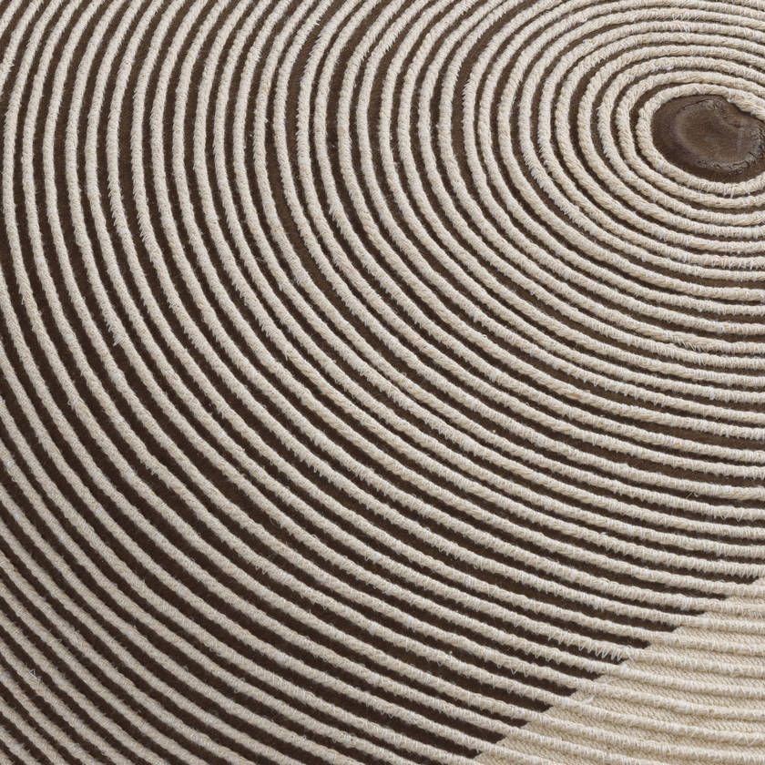 Laresa Beige/Dark Brown Pillow Cover