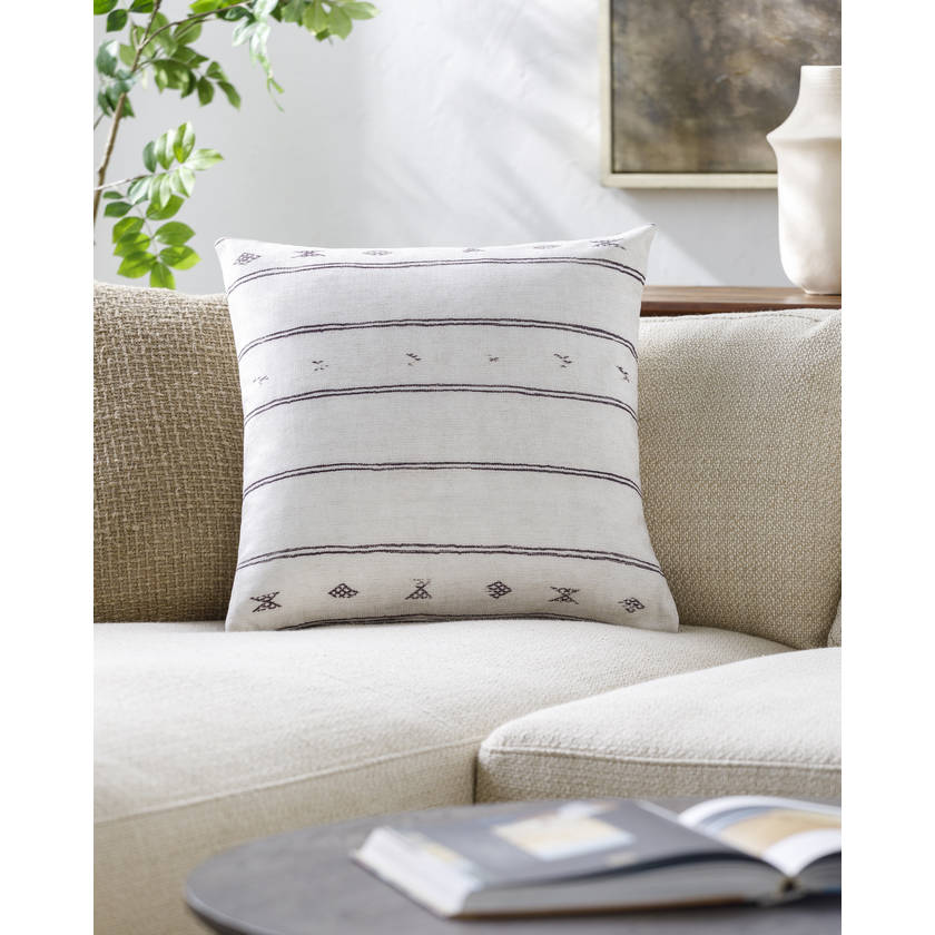 Stetson White Pillow Cover