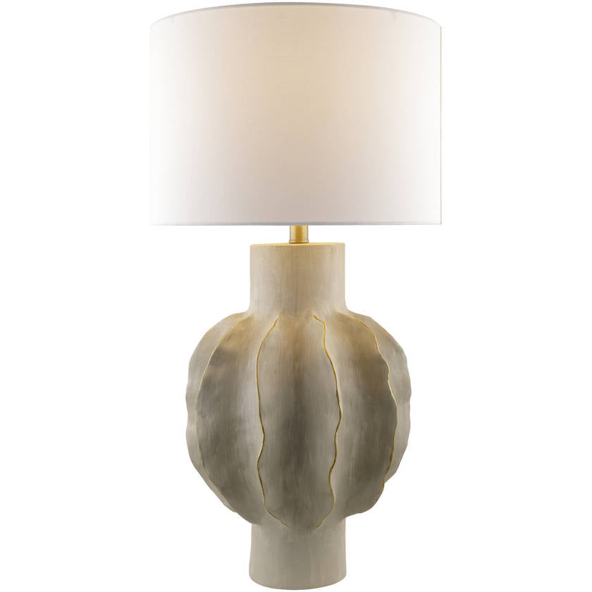 Jaryd Rustic Light Gray Table Lamp