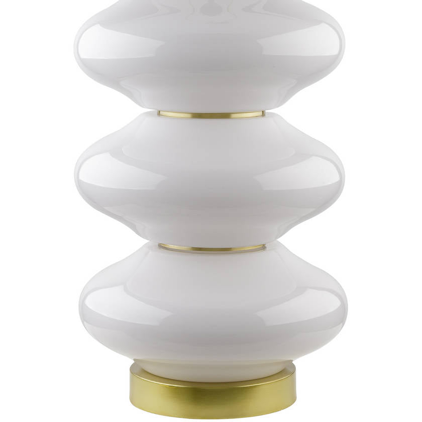 Shauri Traditional White Table Lamp