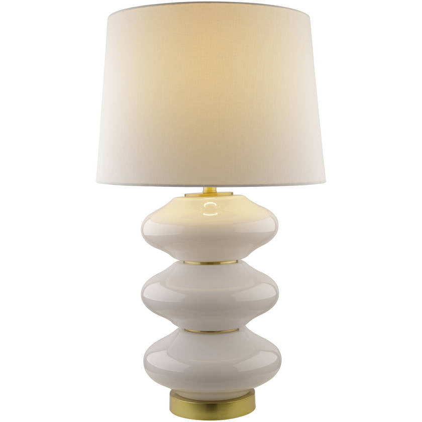 Shauri Traditional White Table Lamp