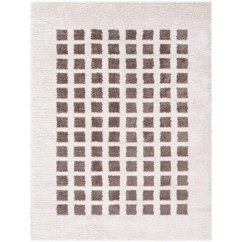 Noam Modern Dark Brown Washable Area Rug