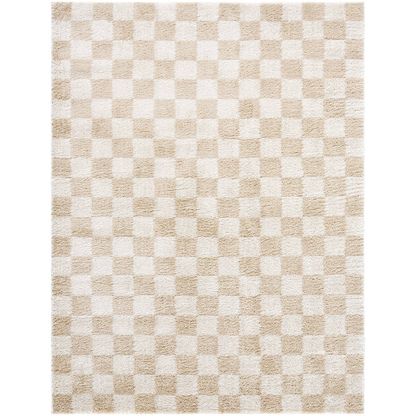 Shera Modern Beige Washable Area Rug