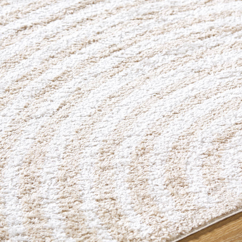 Marcela Modern Beige Washable Area Rug