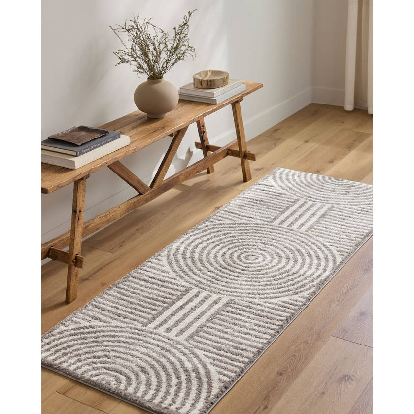 Marcela Modern Charcoal Washable Area Rug