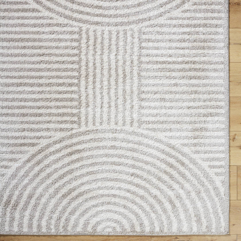 Marcela Modern Medium Gray Washable Area Rug