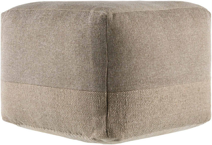 Tracie Taupe Pouf