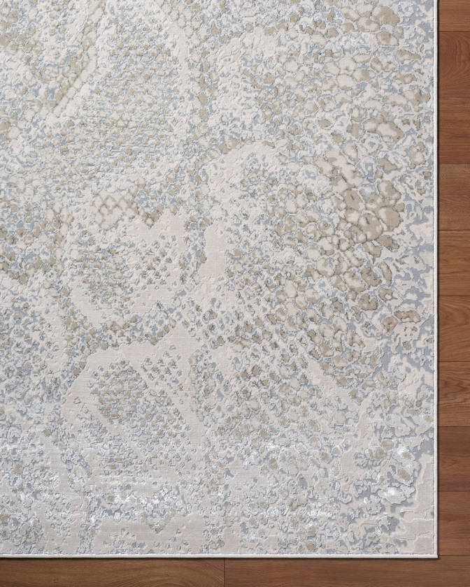 Kyeshia Modern Light Gray Area Rug