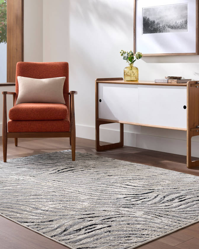 Shontell Modern Light Beige Area Rug